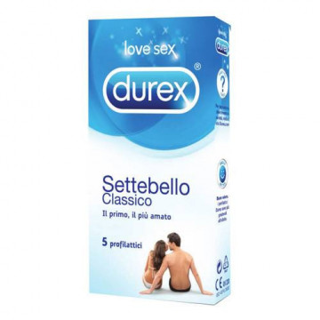 DUREX PROFILATTICO SETTEBELLO CLASSICO 5 PEZZI