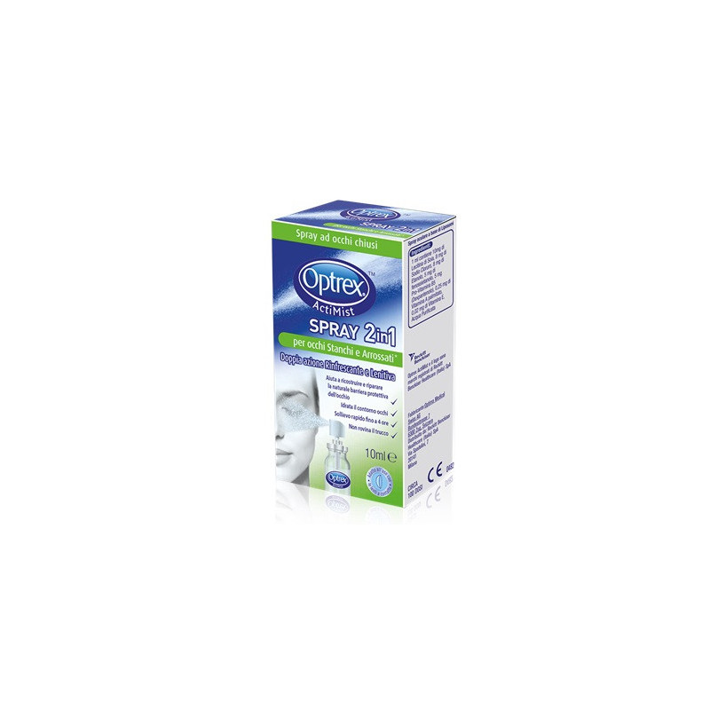 OPTREX ACTIMIST SPRAY 2IN1 OCCHI STANCHI E ARROSSATI 10ML OPTREX ACTIMIST SPRAY 2IN1 OCCHI STANCHI E ARROSSATI 10ML