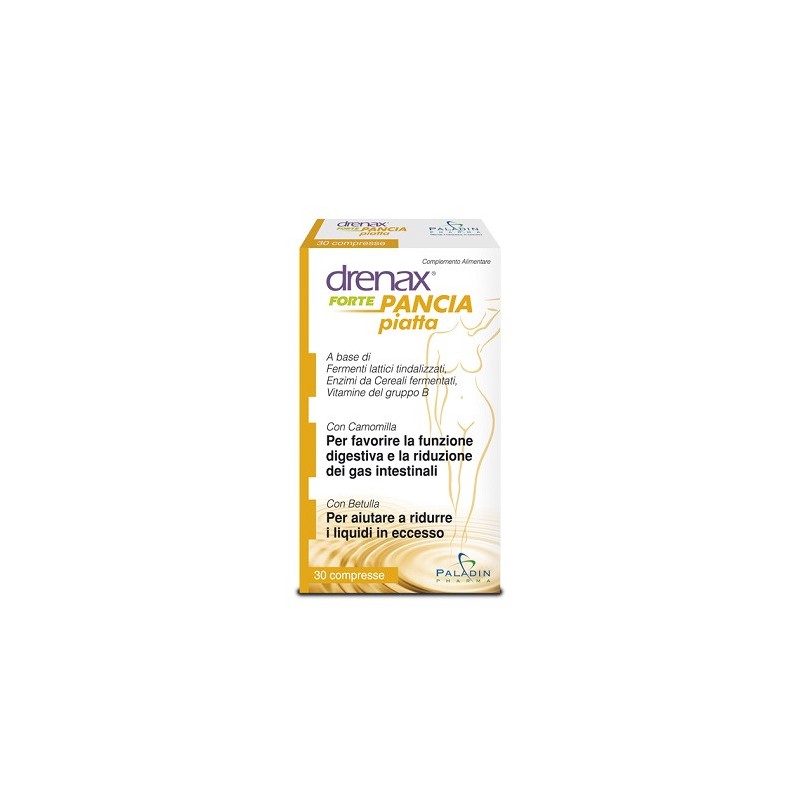 DRENAX FORTE PANCIA PIATTA INTEGRATORE DIGESTIVO 30 COMPRESSE DRENAX FORTE PANCIA PIATTA INTEGRATORE DIGESTIVO 30 COMPRESSE