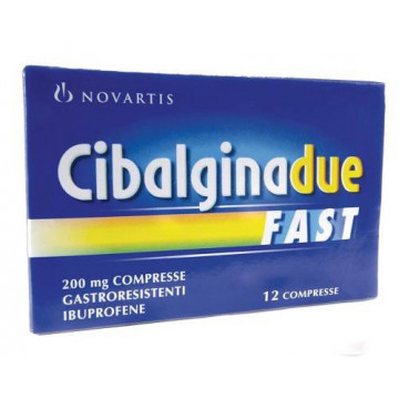 CIBALGINA DUE FAST12CPR200MG