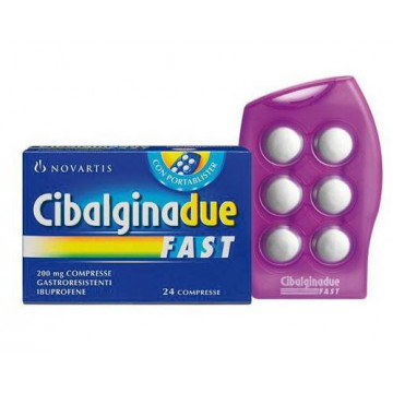 CIBALGINA DUE FAST24CPR200MG