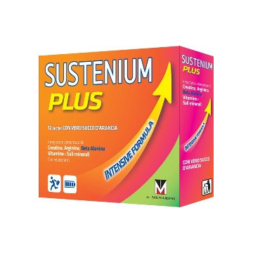 SUSTENIUM PLUS INTEGRATORE ENERGIZZANTE CON CREATINA 12 BUSTINE