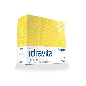 IDRAVITA INTEGRATORE SALI MINERALI E ZUCCHERI GUSTO BANANA 12 BUSTINE 