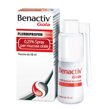 BENACTIV GOLA SPRAY PER MUCOSA ORALE 2,5 MG/ML 15 ML