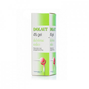 DOLAUT GEL SPRAY FL 25G 4%