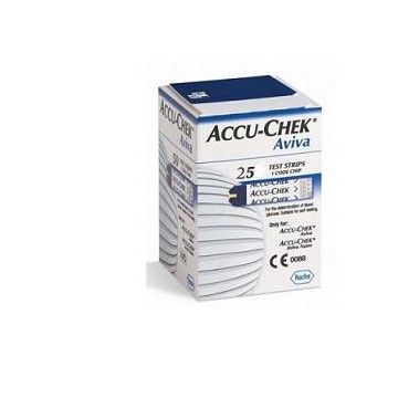 ACCU-CHEK AVIVA STRISCE REATTIVE GLICEMIA 25 STRISCE