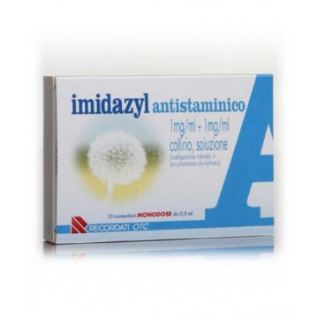 IMIDAZYL ANTISTAMINICO COLLIRIO 10 FLACONCINI 0,5 ML