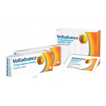 VOLTADVANCE POLVERE USO ORALE 20 BUSTINE 25 MG