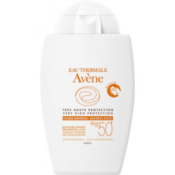 AVENE SOLARE FLUIDO MINERALE SPF 50+ 40 ML PROTEZIONE MOLTO ALTA VISO