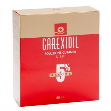 CAREXIDIL SOLUZIONE CUTANEA 5% 60 ML TRATTAMENTO ALOPECIA ANDROGENICA