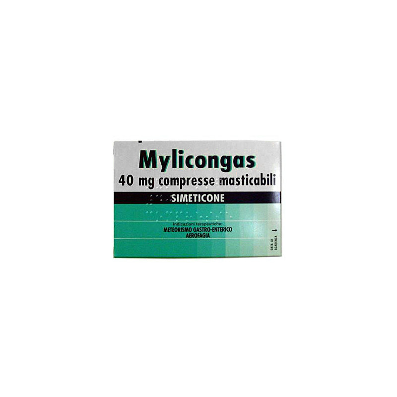 MYLICONGAS TRATTAMENTO METEORISMO GASTROENTERICO 50 COMPRESSE 40 MG