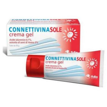 CONNETTIVINA SOLE CREMA GEL SCOTTATURE ED ERITEMI SOLARI 30 GRAMMI