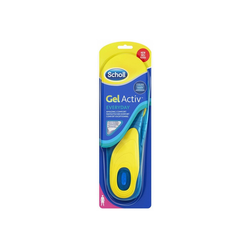 SCHOLL GEL ACTIV EVERYDAY SOLETTA DONNA MISURA 38 - 42 SCHOLL GEL ACTIV EVERYDAY SOLETTA DONNA MISURA 38 - 42