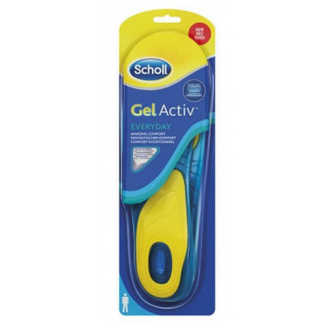 SCHOLL GEL ACTIV EVERYDAY SOLETTA UOMO MISURA 42 - 48 CM