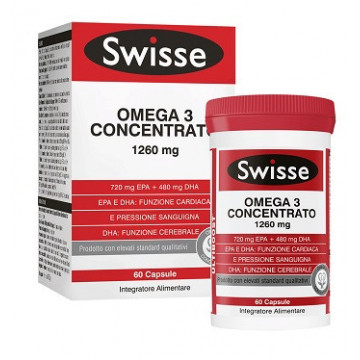 SWISSE OMEGA 3 CONC 60CPS