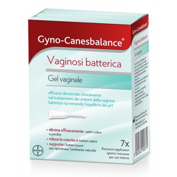 GYNO CANESBALANCE VAGINOSI BATTERICA GEL VAGINALE 7 FLACONCINI