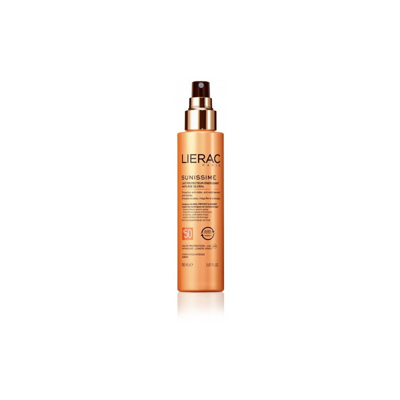 LIERAC SUNISSIME LATTE PROTETTIVO ENERGIZZANTE ANTI-ETÀ GLOBALE SPF 50+ 150 ML CORPO LIERAC SUNISSIME LATTE PROTETTIVO ENERGIZZANTE ANTI-ETÀ GLOBALE SPF 50+ 150 ML CORPO