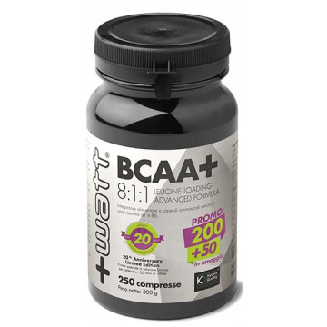 BCAA+ 8:1:1 LEUCINE LOADING ADVANCED FORMULA 250 COMPRESSE INTEGRATORE AMINOACIDI ESSENZIALI