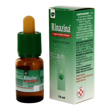 RINAZINA AD GTT 10 ML 10 MG 0,1% DECONGESTIONANTE NASALE 