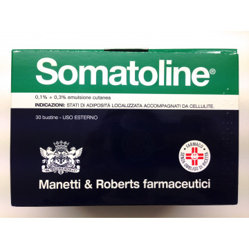 SOMATOLINE EMULSIONE CUTANEA 0,1% + 0,3% ANTICELLULITE 30 BUSTINE