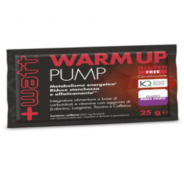 +WATT WARM UP PUMP INTEGRATORE ALIMENTARE STIMOLANTE PRE ALLENAMENTO 25 G