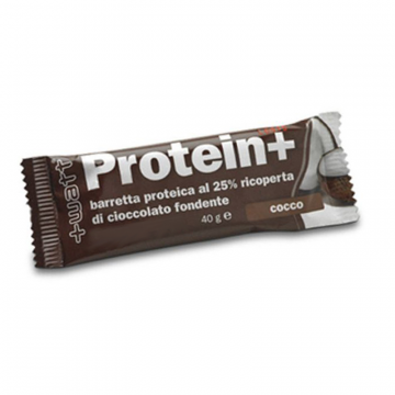 +WATT PROTEIN+ BARRETTA PROTEICA AL 25% MANTENIMENTO MASSA MUSCOLARE GUSTO COCCO 40 G