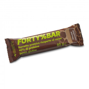 +WATT FORTY% BARRETTA PROTEICA AL 40% GUSTO MOUSSE CIOCCOLATO 80 G