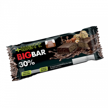 +WATT THE BIG BAR BARRETTA PROTEICA AL 30% GUSTO COOKIE NOCCIOLA 80 G