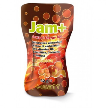 +WATT JAM+ GEL ENERGIZZANTE ISTANTANEO 42 GRAMMI GUSTO ALBICOCCA