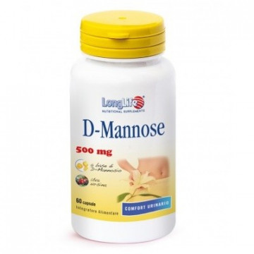 LONGLIFE D-MANNOSE INTEGRATORE PER LE VIE URINARIE 60 CAPSULE