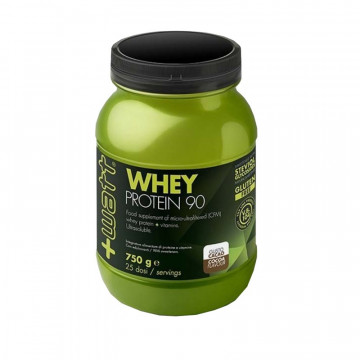 WHEY PROTEIN 90 CACA0 INTEGRATORE PROTEINE DEL LATTE 750 GRAMMI