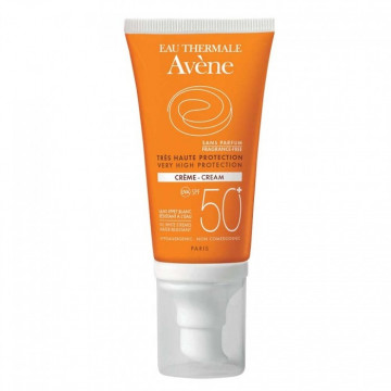 AVENE CREMA SPF 50+ SENZA PROFUMO 50 ML PROTEZIONE MOLTO ALTA VISO E COLLO PER PELLI SENSIBILI