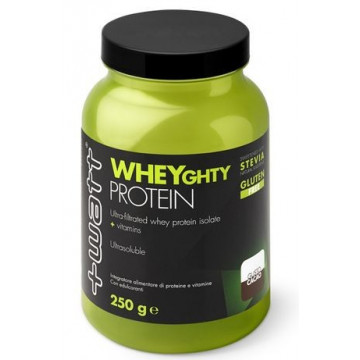 WHEYGHTY PROTEIN GUSTO CACAO 250 GRAMMI INTEGRATORE PROTEINE DEL SIERO DEL LATTE