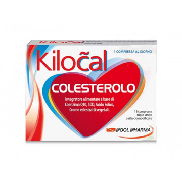 KILOCAL COLESTEROLO 15 COMPRESSE INTEGRATORE CONTROLLO DEI GRASSI