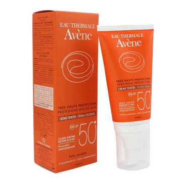 AVENE CREMA COLORATA SPF 50+ 50 ML PROTEZIONE MOLTO ALTA VISO