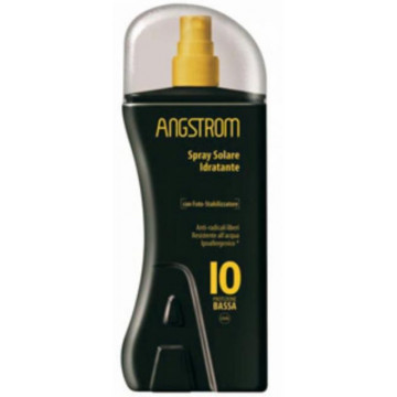 Angstrom latte solare spray idratante spf 10 protezione bassa corpo 200 ml