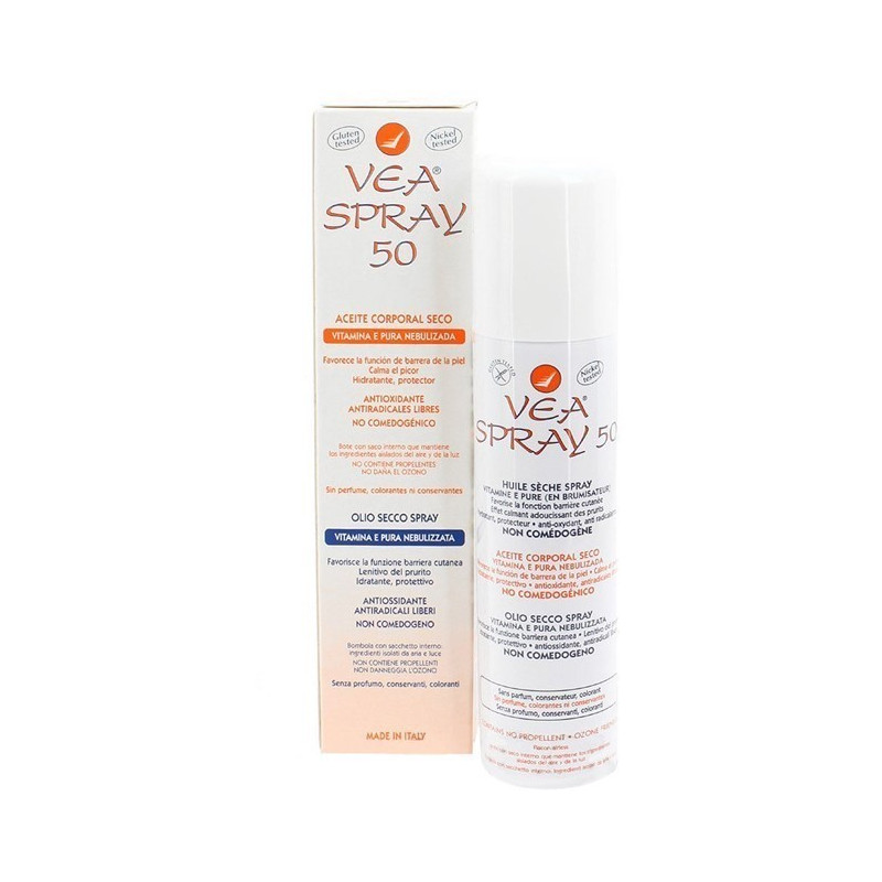 VEA OLIO SECCO SPRAY 50 ANTIOSSIDANTE PROTETTIVO 50 ML VEA OLIO SECCO SPRAY 50 ANTIOSSIDANTE PROTETTIVO 50 ML