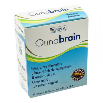 GUNA GUNABRAIN INTEGRATORE ALIMENTARE CONCENTRAZIONE 30 COMPRESSE