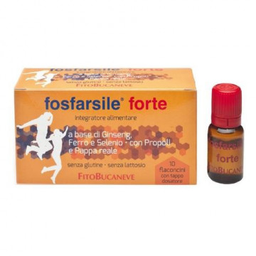 Fosfarsile forte ginseng 10 fiale integratore energia