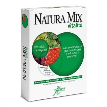 ABOCA NATURA MIX VITALITÀ INTEGRATORE ALIMENTARE MEMORIA 10 FLACONCINI