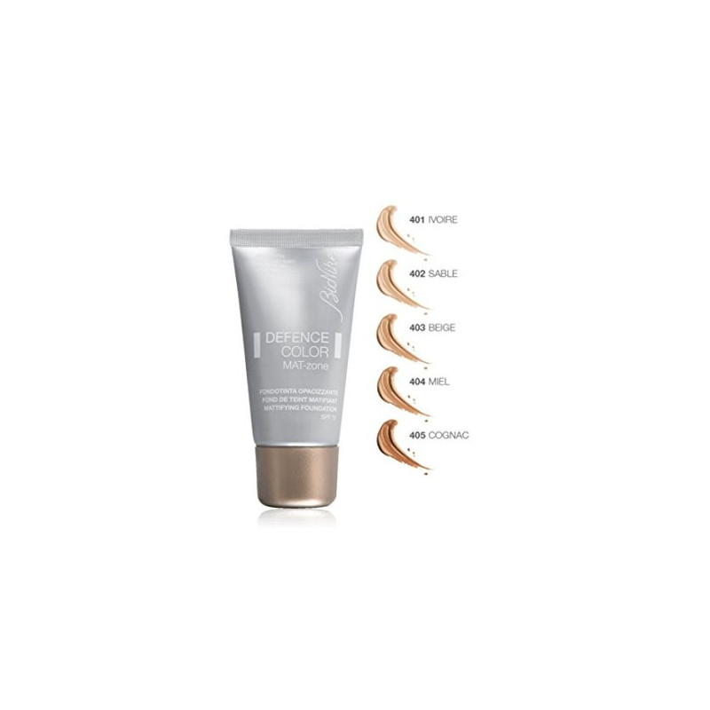 BIONIKE DEFENCE COLOR MAT-ZONE FONDOTINTA FLUIDO 401 IVOIRE 30 ML BIONIKE DEFENCE COLOR MAT-ZONE FONDOTINTA FLUIDO 401 IVOIRE 30 ML