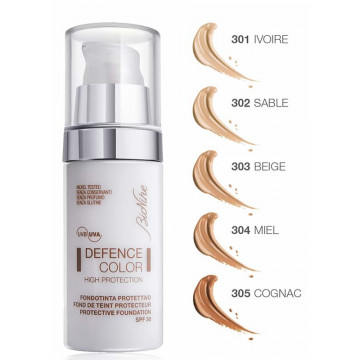 BIONIKE DEFENCE COLOR FONDOTINTA PROTETTIVO 301 IVOIRE 30 ML SPF 30