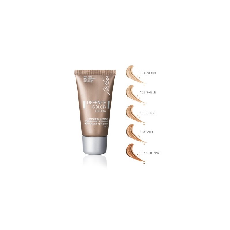 BIONIKE DEFENCE COLOR HYDRA FONDOTINTA IDRATANTE 104 MIEL 30 ML BIONIKE DEFENCE COLOR HYDRA FONDOTINTA IDRATANTE 104 MIEL 30 ML