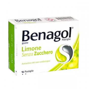 BENAGOL 16 PASTIGLIE LIMONE SENZA ZUCCHERO ANTISETTICO CAVO ORALE