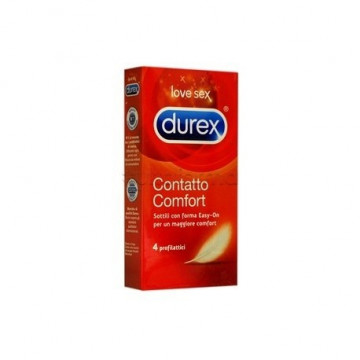 PRESERVATIVO DUREX CONTATTO EASY ON 4 PEZZI