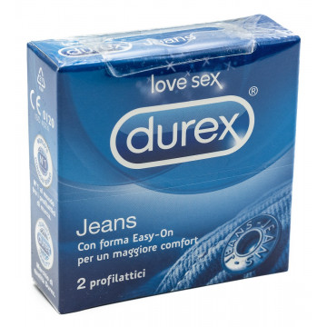 DUREX JEANS EASY ON DUE PEZZI - ELEVATA VESTIBILITA' ED ADERENZA