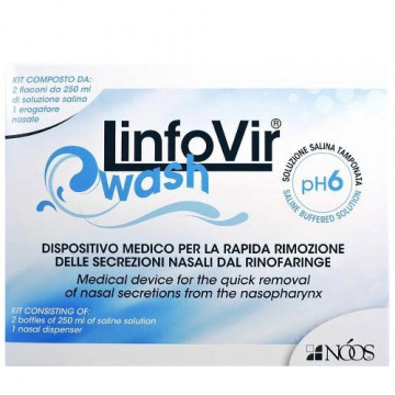 LINFOVIR WASH 500ML - DISPOSITIVO MEDICO DETERSIONE DEL RINOFARINGE