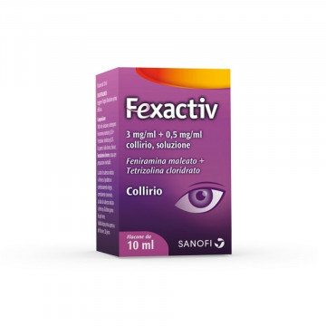 FEXACTIV COLLIRIO ANTISTAMINICO PER ALLERGIE STAGIONALI FLACONE 10 ML