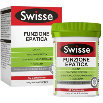 SWISSE FUNZIONE EPATICA INTEGRATORE FEGATO 60 COMPRESSE