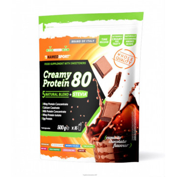 CREAMY PROTEIN 80 EXQUISITE CHOCOLATE INTEGRATORE ALIMENTARE 500 GRAMMI